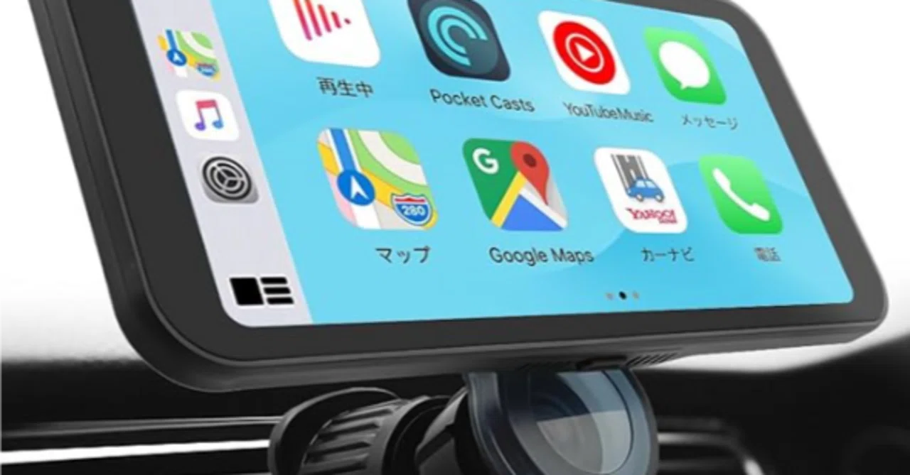 どんな車もスマートカーに。NikoMaku SD-1M ポータブルディスプレイ