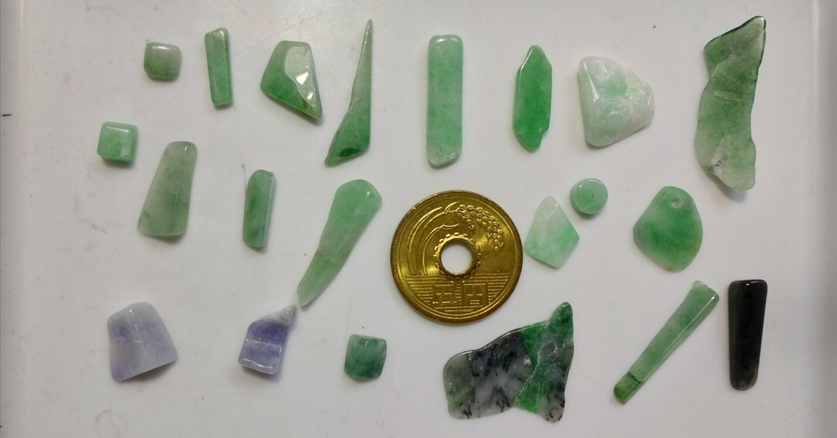 糸魚川 翡翠 6 最高品質糸魚川翡翠(Jadeite from Niigata) 新潟県糸魚川市 産