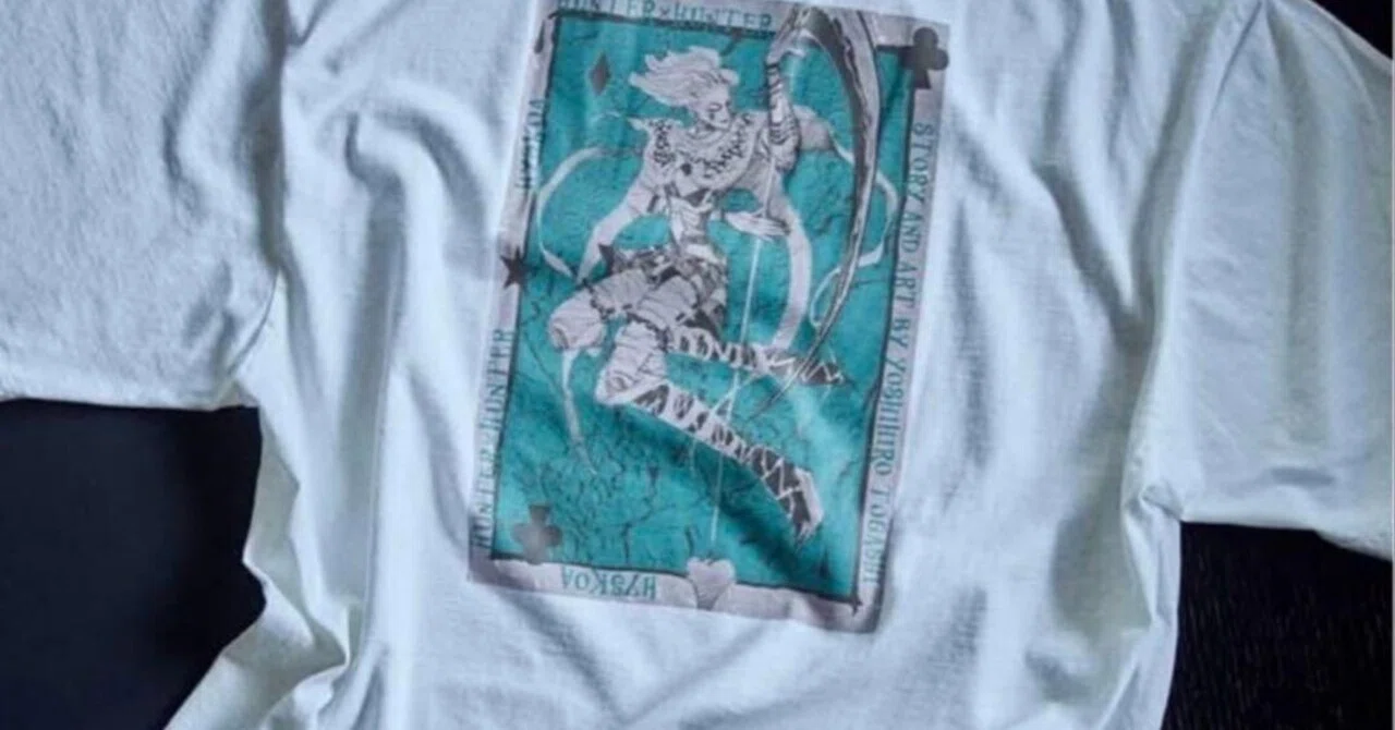本日見つけた掘り出しモン!】JUMP SHOP HUNTER×HUNTER ヒソカ Tシャツ
