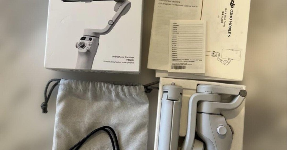 DJI Osmo Mobile 6 スマートフォンスタビライザー お値下げ不可 DJI、スマートフォンスタビライザー「Osmo Mobile 6」発売。誰も