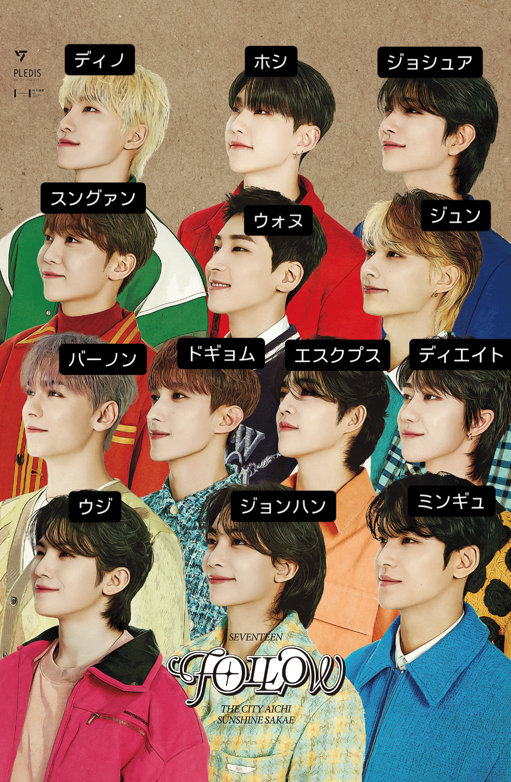 SEVENTEENを覚えよう⭐️セブチ見分けクイズ｜となり