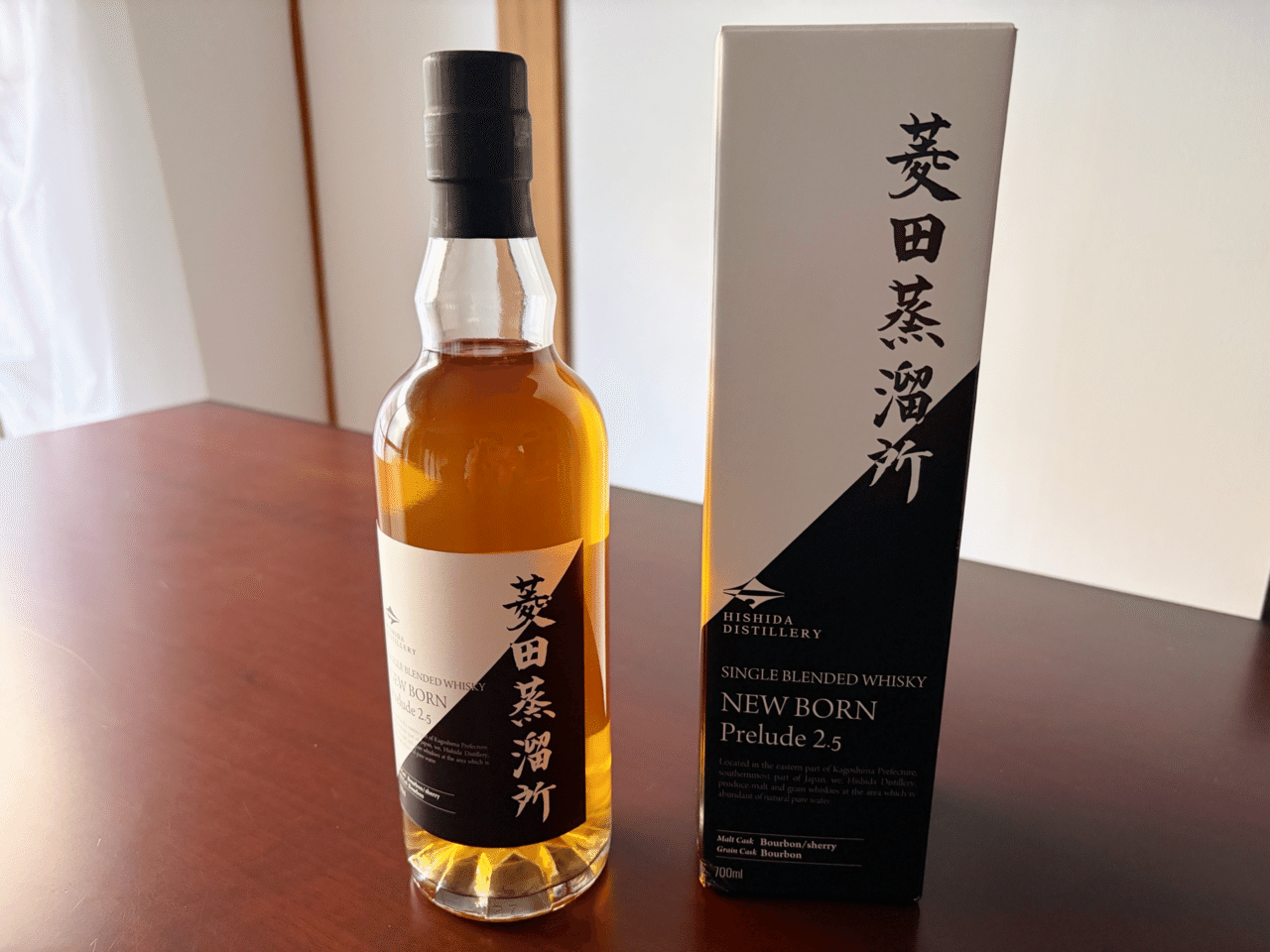 菱田蒸溜所「NEW BORN Prelude 2.5」ウィスキーレビュー｜K Masera