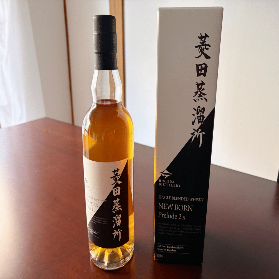 菱田蒸溜所「NEW BORN Prelude 2.5」ウィスキーレビュー｜K Masera