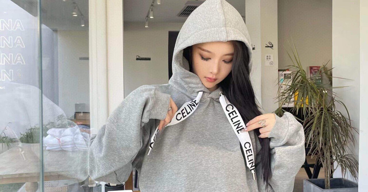 CELINE ルーズスウェットシャツコットンフリース CELINE ルーズ