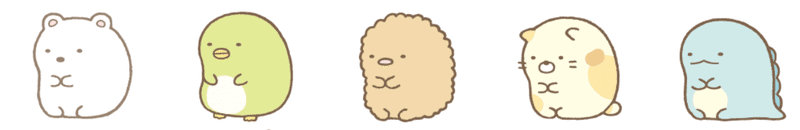 すみっコぐらし の悲愴なキャラクター達 かえるさん Note