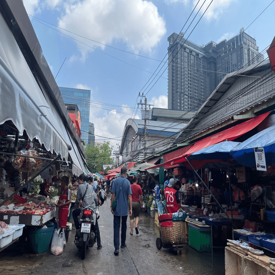 見たことのないバンコク（クロントーイ市場編）｜河内集平