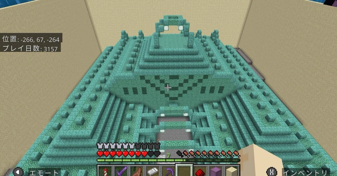 Minecraft Survival Diary Part 46: Draining the Ocean Monument｜ぽんうぇ