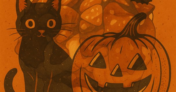 黒猫☆仲間いっぱい♡ハロウィン ハロウィンの黒猫⑤ 〜思い出をありがとう〜｜shosuke