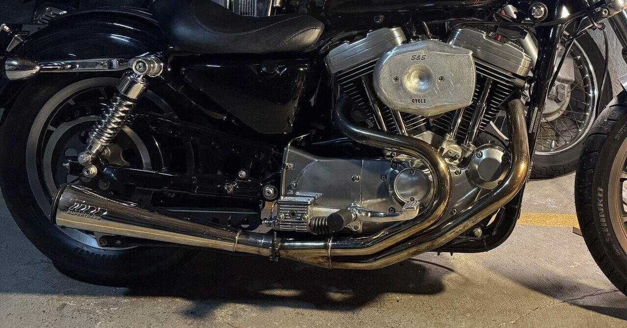 ハーレーTC88に付けられるスリップオンマフラー｜ふらっとの人生