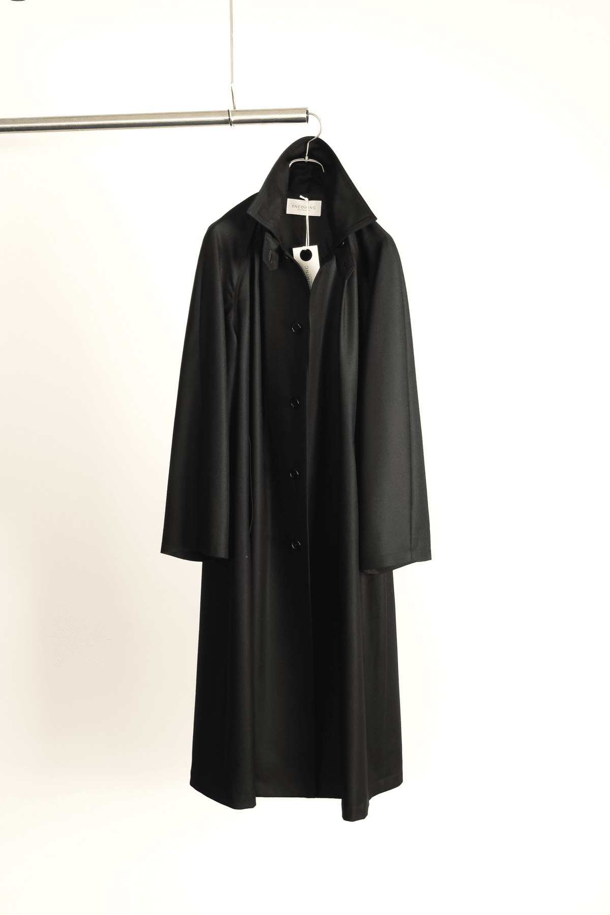 最高級極上品✨希少なソビエトミンクのロングコート　裏地刺繍デザイン　エンバ　黒 最高級極上品✨希少なソビエトミンクのロングコート 裏地刺繍