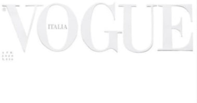 表紙が白紙のvogue Mari Note