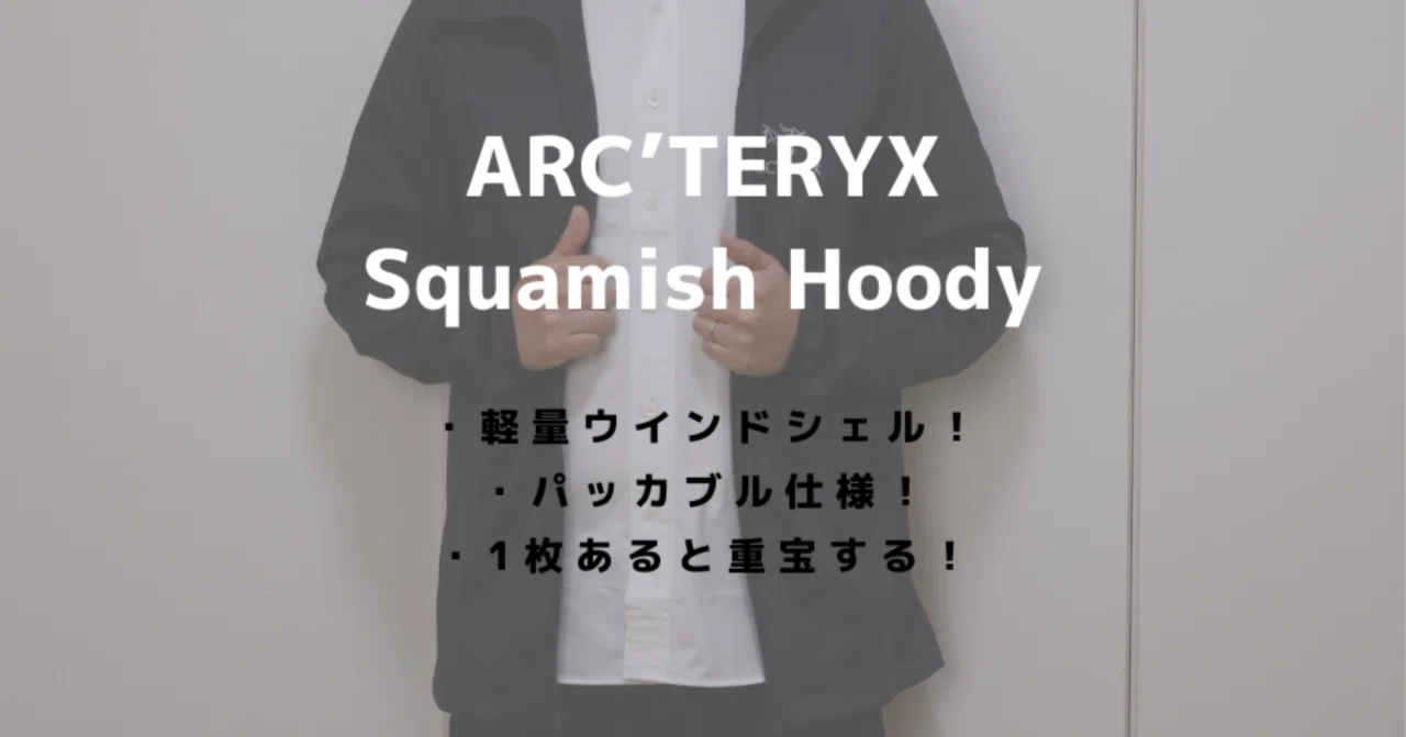 アークテリクス スコーミッシュフーディをレビュー！軽さと万能さを 