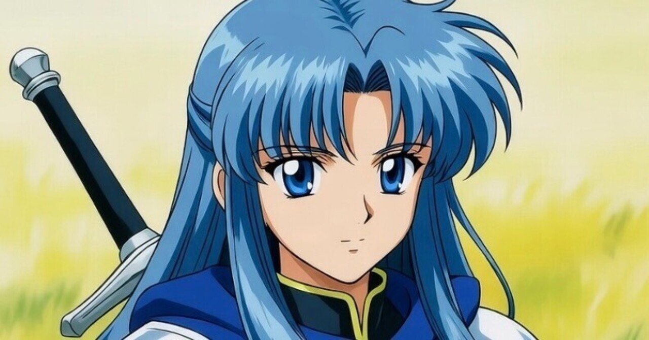 AIイラスト（青髪長髪ファンタジー美女）｜滝城弓梨