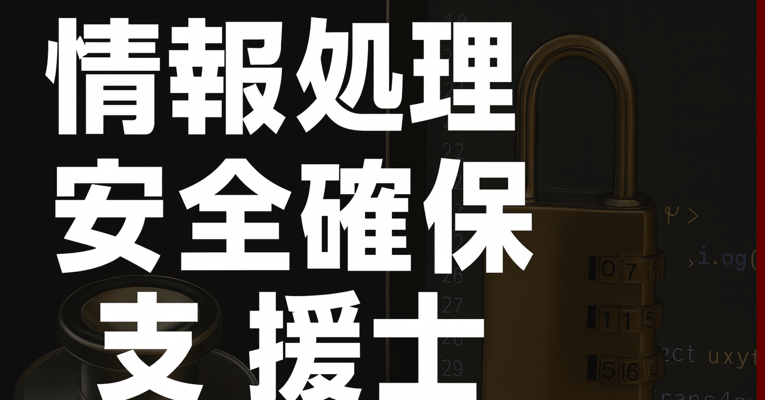 2025年最新版】情報処理安全確保支援士試験独学合格におすすめの