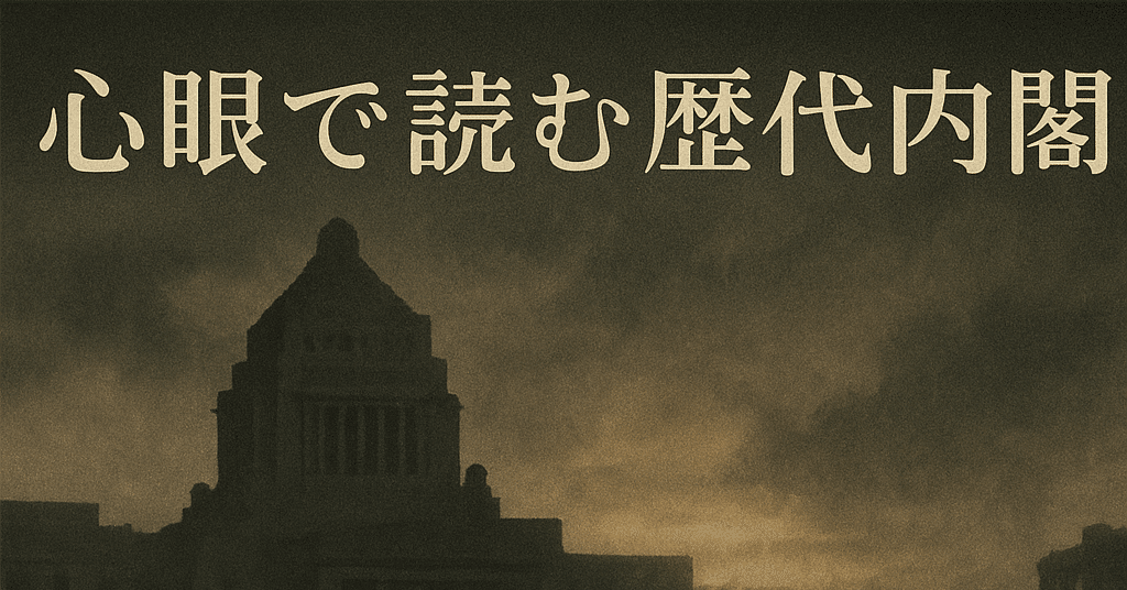 📘 心眼で読む歴代内閣第1回 混乱の中の内閣｜mmiro