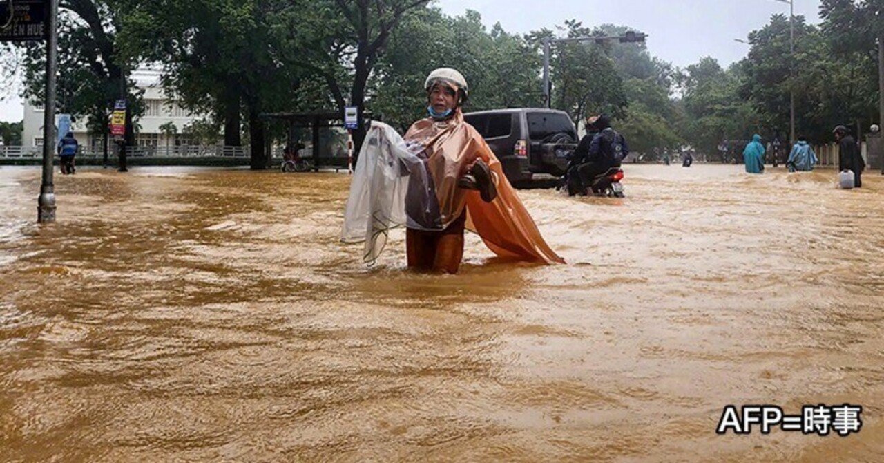 ベトナム中部で記録的豪雨～苦難 フエで24時間1085.8mmを観測 ダナン