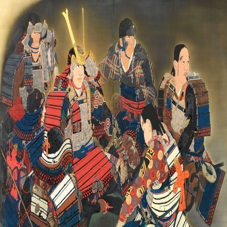 前田青邨 洞窟の頼朝｜コーギー｜日本画note