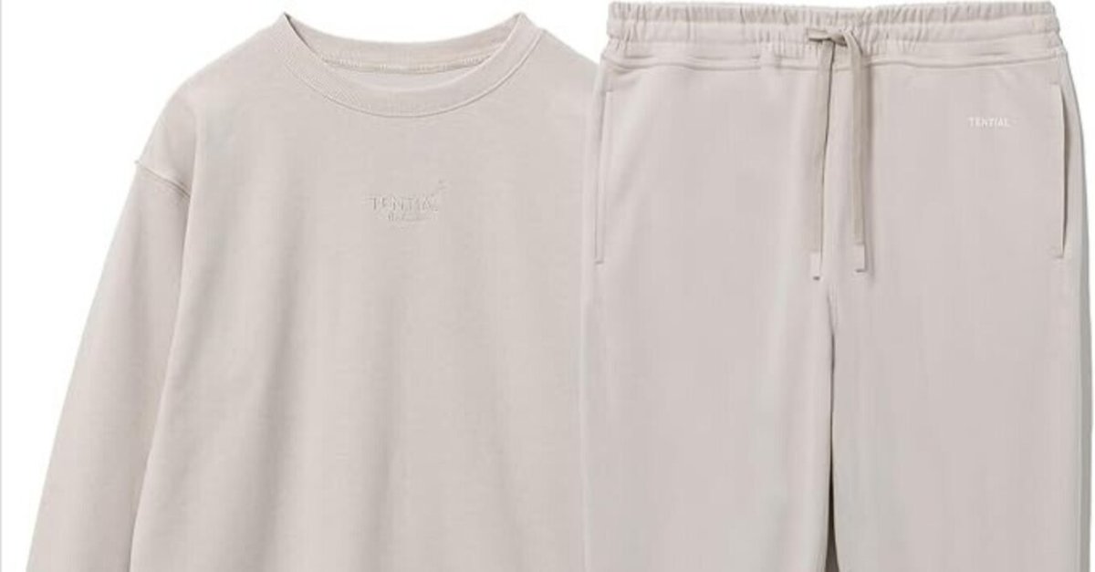 【美品】TENTIAL BAKUNE スウェット上下セット XSベージュ 美品】TENTIAL BAKUNE スウェット上下セット XSベージュ TENTIAL