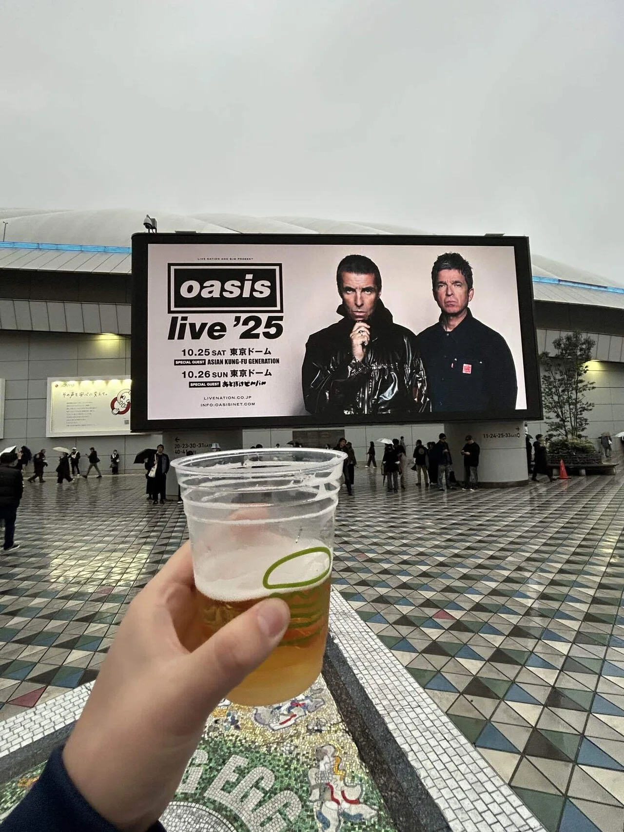 2025/10/26(日) oasis 東京ドーム公演について その2｜よっちゃん