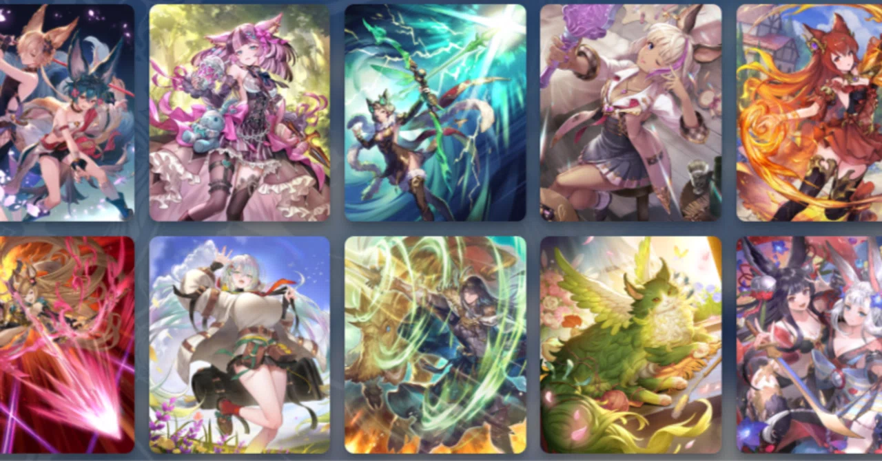 シャドバ×グラブルコラボ記念オーロラカード4種セット シャドバ新弾（グラブルコラボ）｜japan