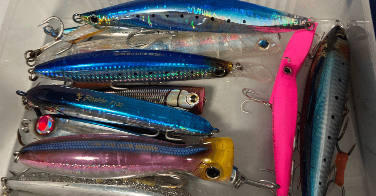 大物狙いトップウォーターセット