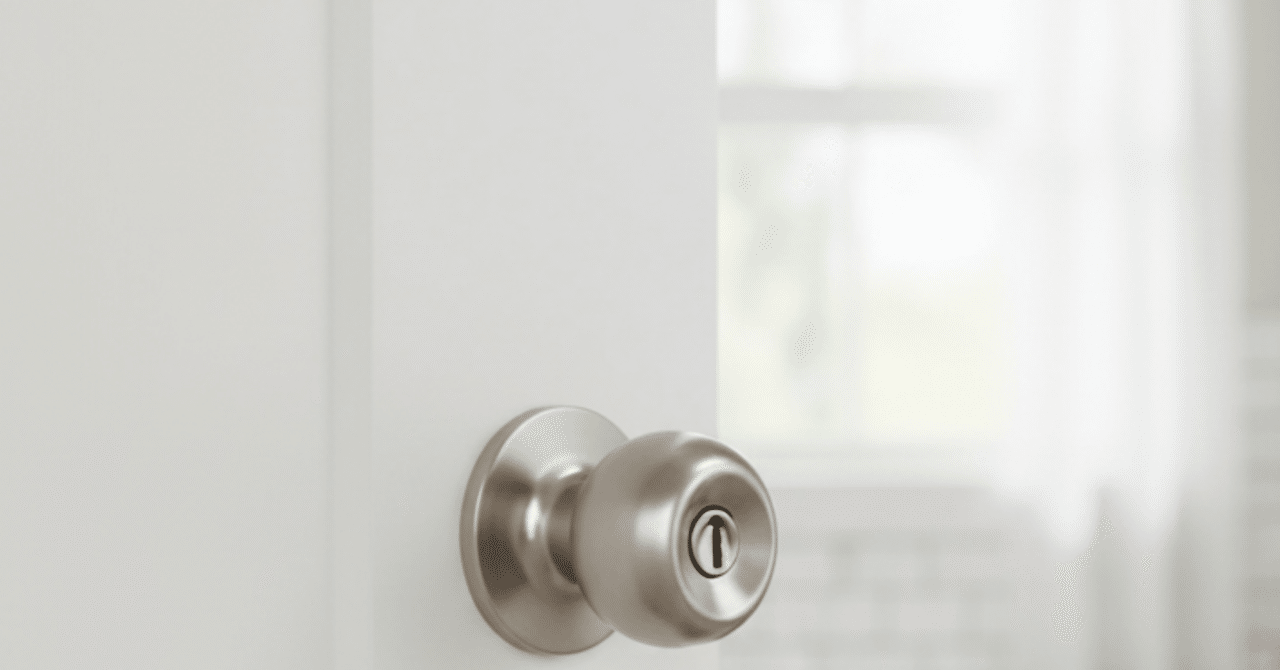 🚪 トイレのドアノブが壊れて閉じ込められる前に！｜暮らし整う₋藤木建設株式会社