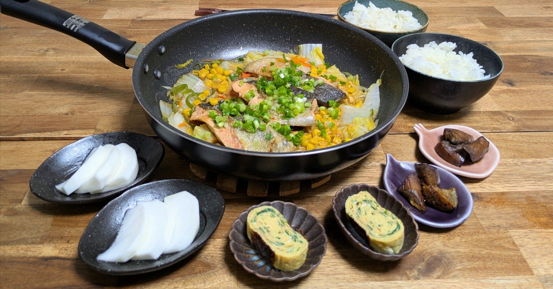 フライパンそのままどん！ちゃんちゃん焼きこそ時短メニュー｜太田 みき