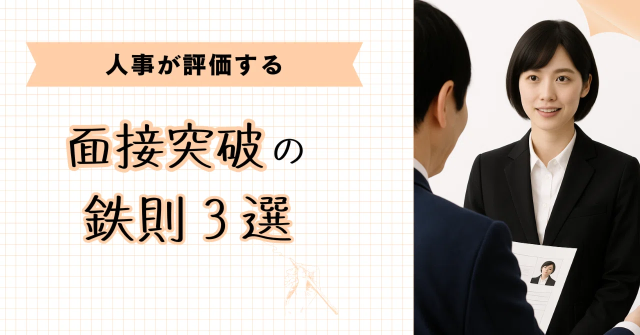 人事が評価する】面接突破の鉄則3選｜就活塾 キャリアアカデミー