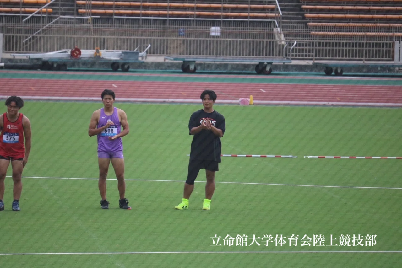 東島啓晃｜立命館大学体育会陸上競技部