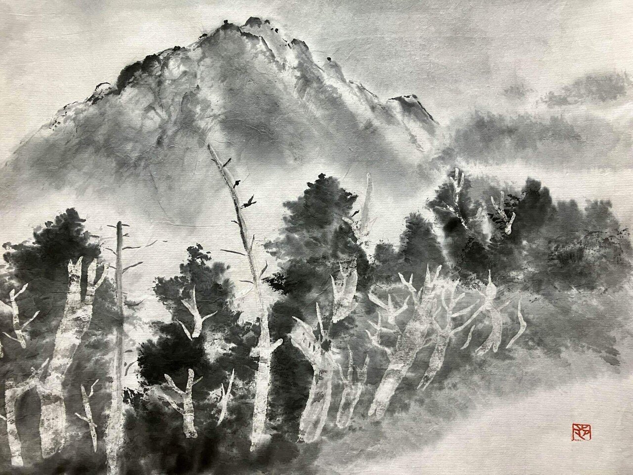 水墨画・お化けの森 と ボローニャ国際絵本原画展｜shiho