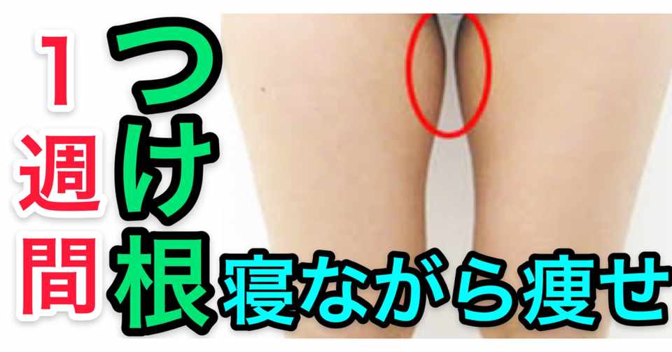 new つけ根痩せ 脚やせ 早く痩せたいver ズボラストレッチ Note