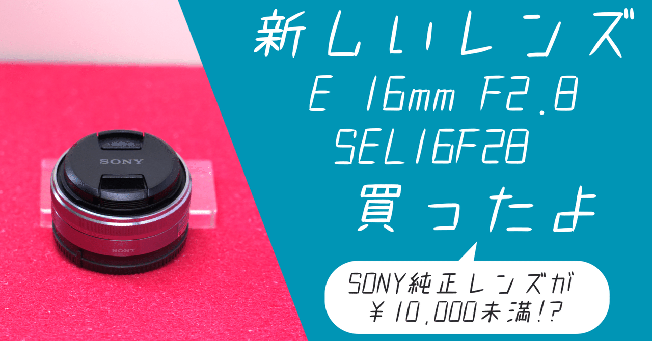 新レンズSONY SEL16F28 E 16mm F2.8を買ったので、カメラをたくさん