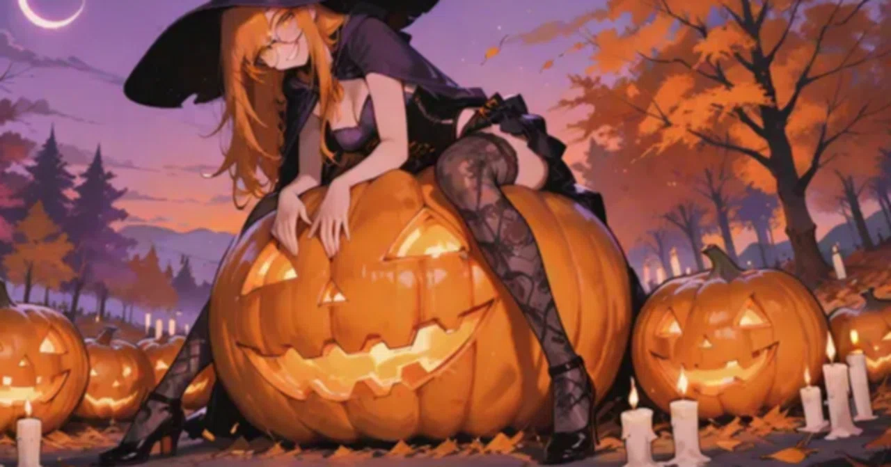 カボチャと美女とAIと。Seaartでハロウィン画像生成してみた！｜田畑智