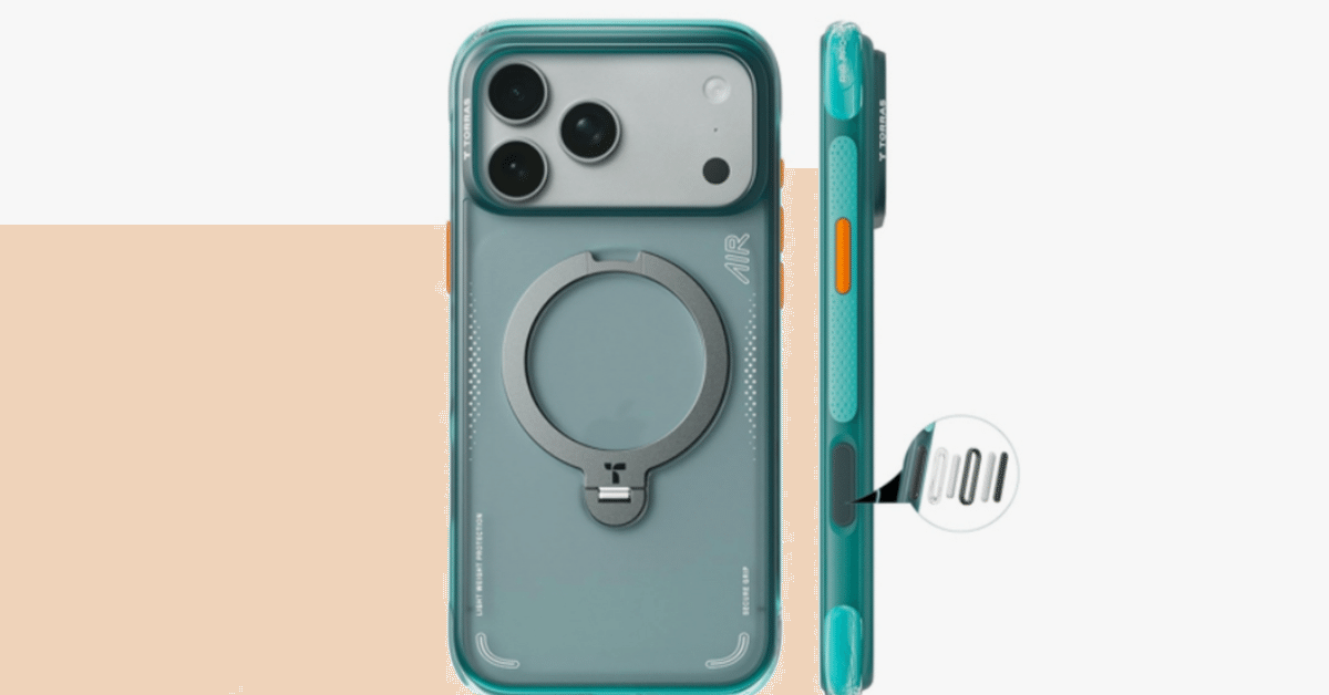 新品 iPhone17pro max ケース Ostand Q3 Air 氷河 TORRAS iPhone 17 Pro 用 ケース Ostand Q3 Air（氷河ブルー