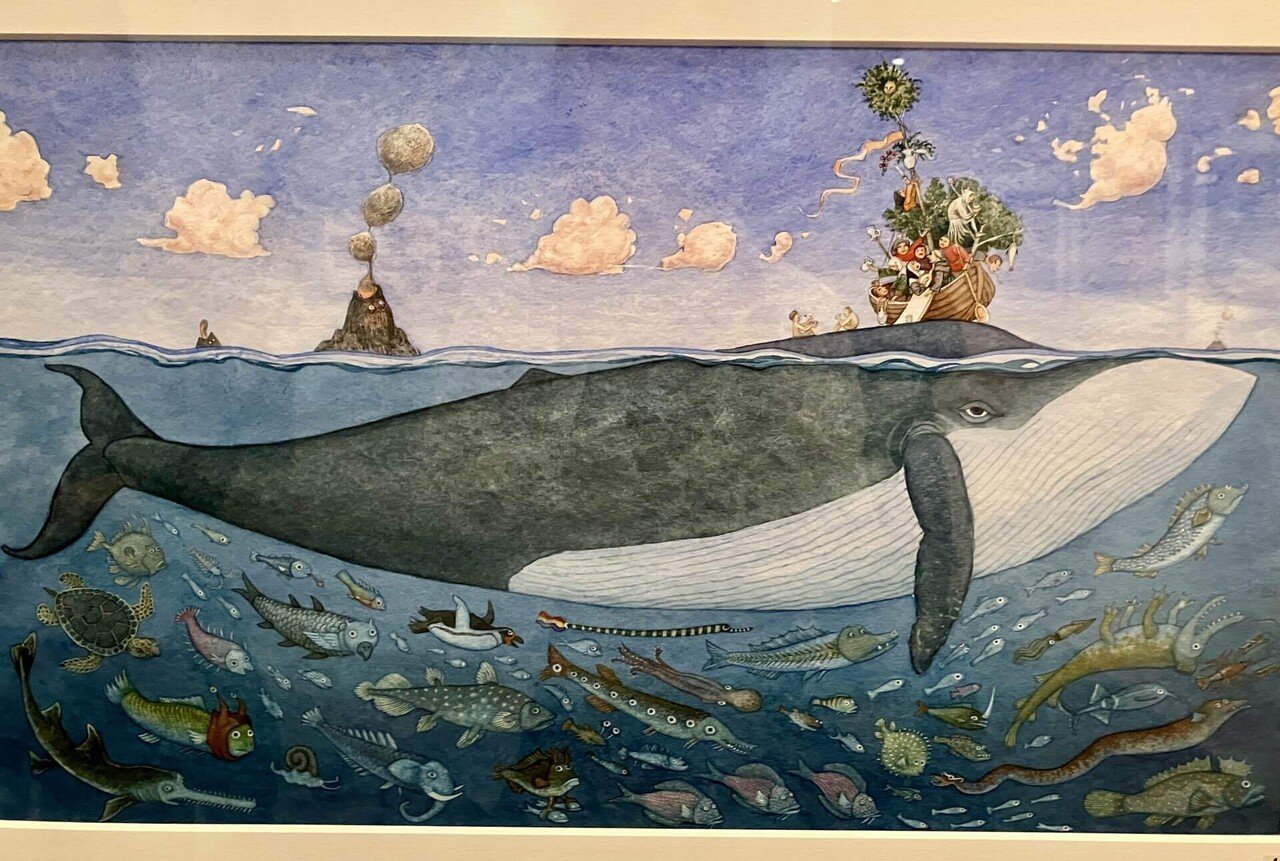 水墨画・お化けの森 と ボローニャ国際絵本原画展｜shiho