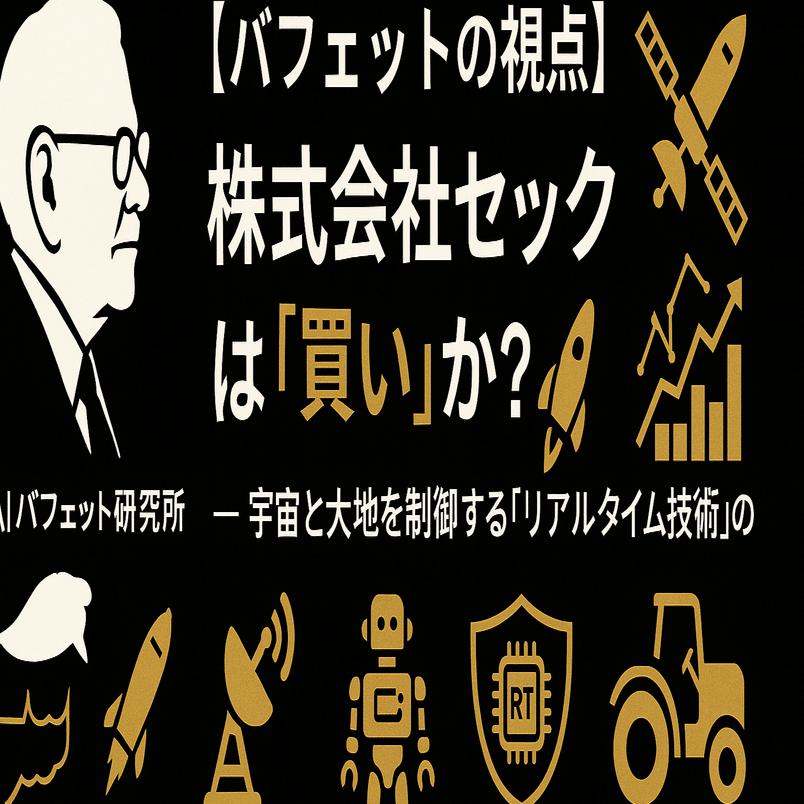 バフェットの視点】株式会社セックは『買い』か？ — 宇宙と大地を制御する「リアルタイム技術」の堀を測る｜AIバフェット研究所 所長