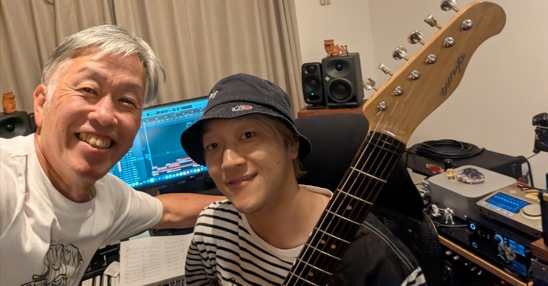 🎸 ギターダビング録音レポート｜水島康貴