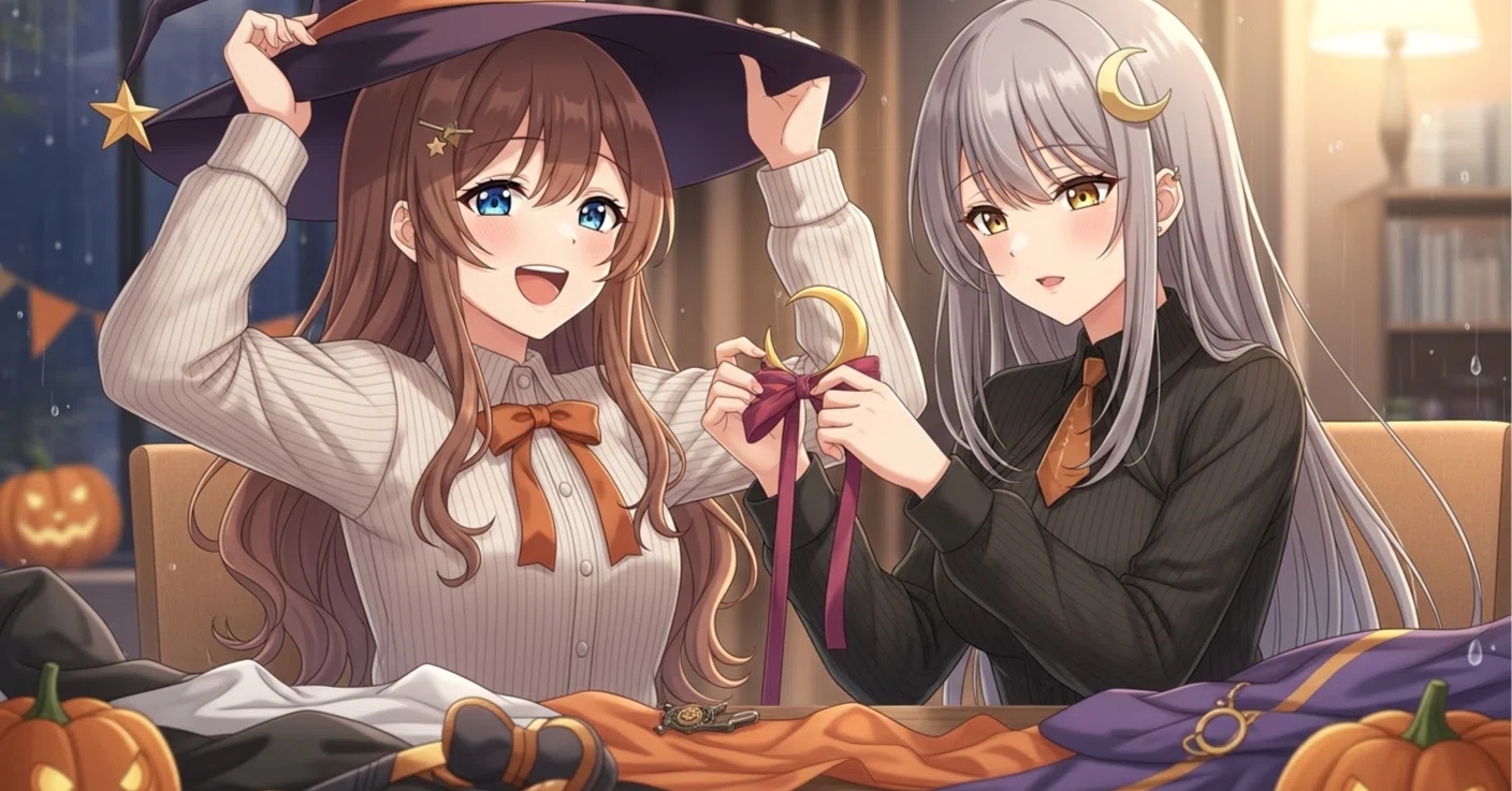 Rainy Sound Halloween and the Magic of Two｜ホシソラ🌼2児の