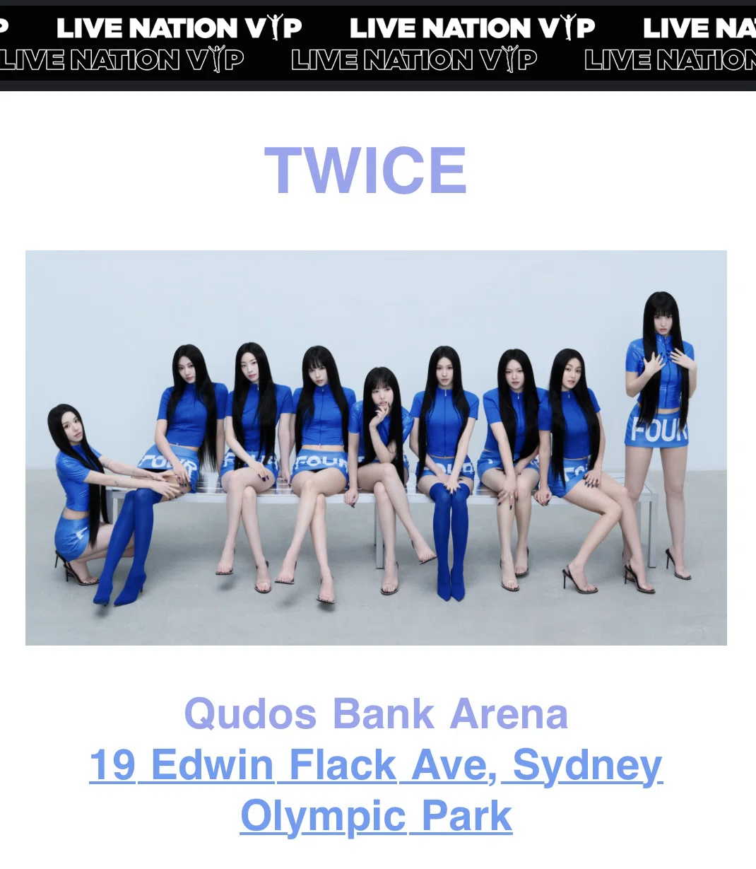 TWICE THIS IS FOR WORLD TOUR VIP特典 twice オーストラリア シドニー