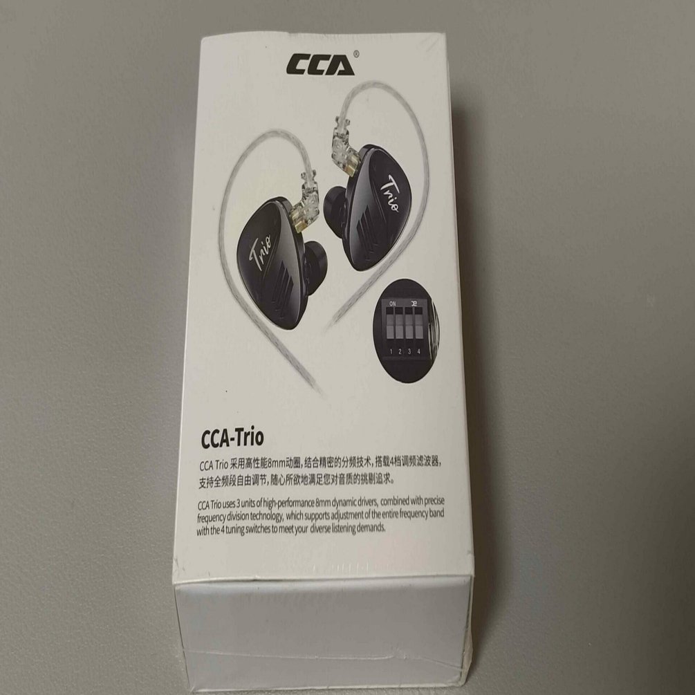 □薄味レビュー｜中華イヤホン｜CCA Trio｜通常の3倍DD搭載