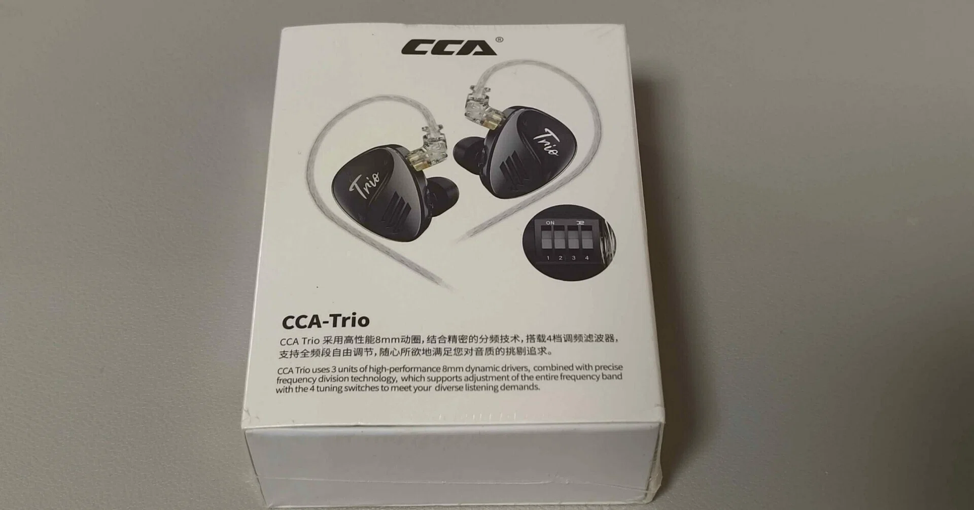 □薄味レビュー|中華イヤホン|CCA Trio|通常の3倍DD搭載 □薄味レビュー|中華イヤホン|CCA Trio|通常の3倍DD搭載