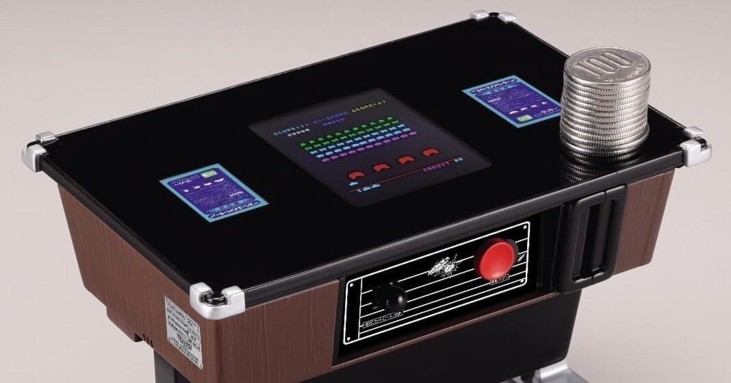 スペースインベーダー テーブル筐体型 貯金箱 ―昭和ノスタルジーを