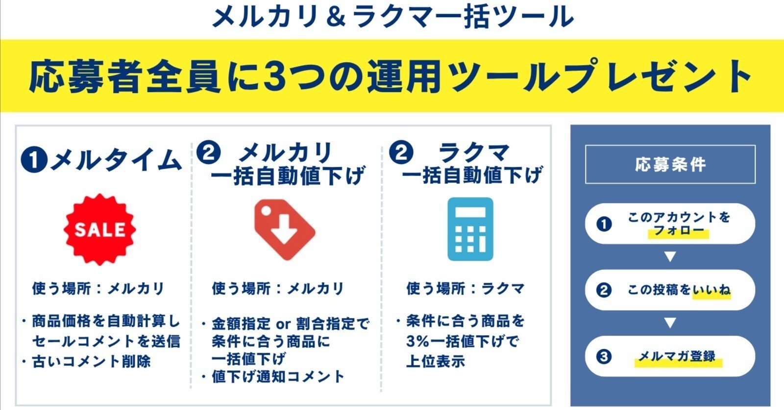 メルカリ、ラクマユーザー必見‼︎無料で使える値下げコメント一括