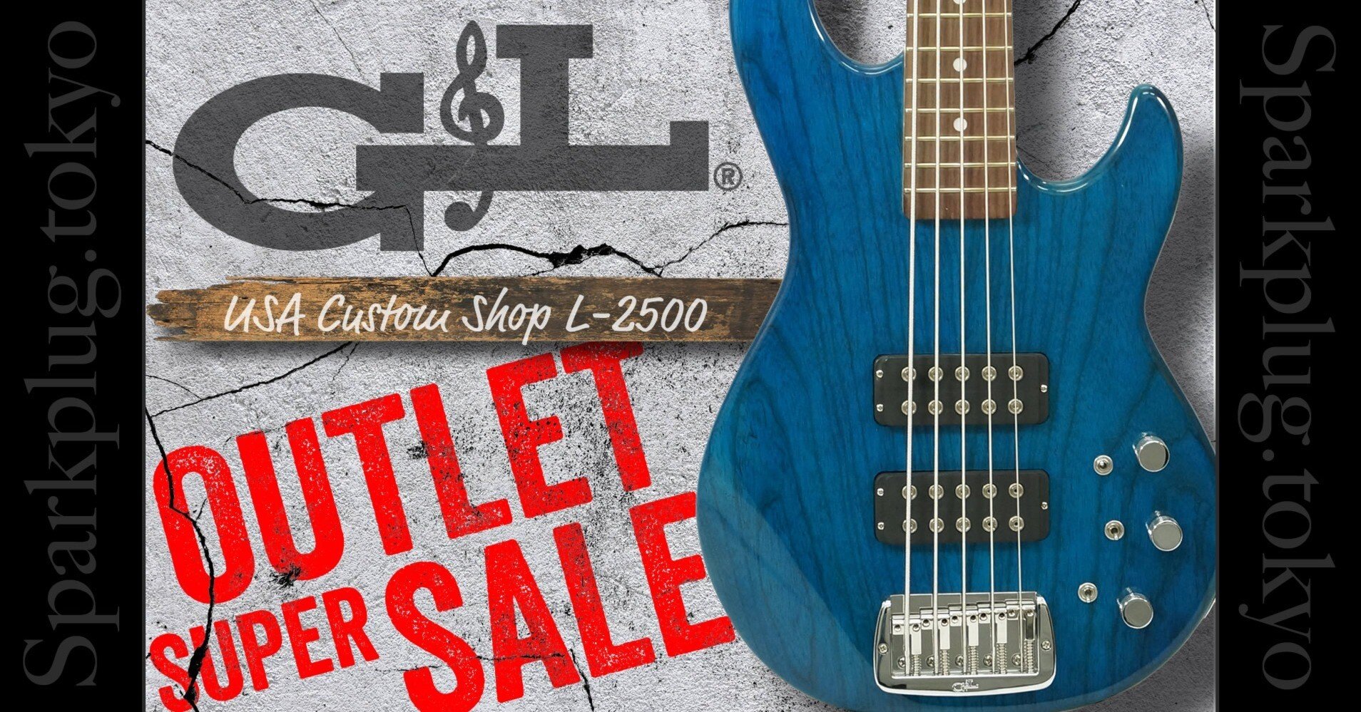 G&L祭り！USAカスタムショップ製の極上5弦ベース「L-2500
