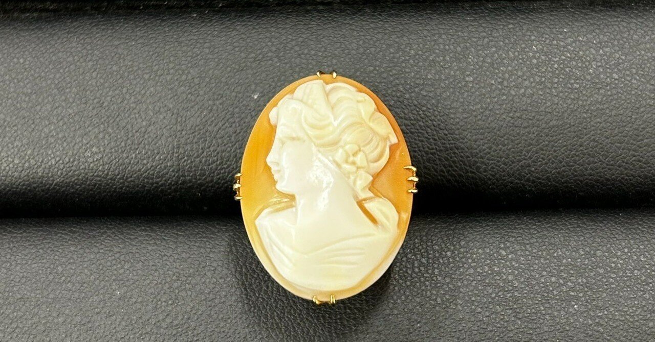 貴金属買取実績】金 K18 カメオ リング を買取いたしました。 【宗像市