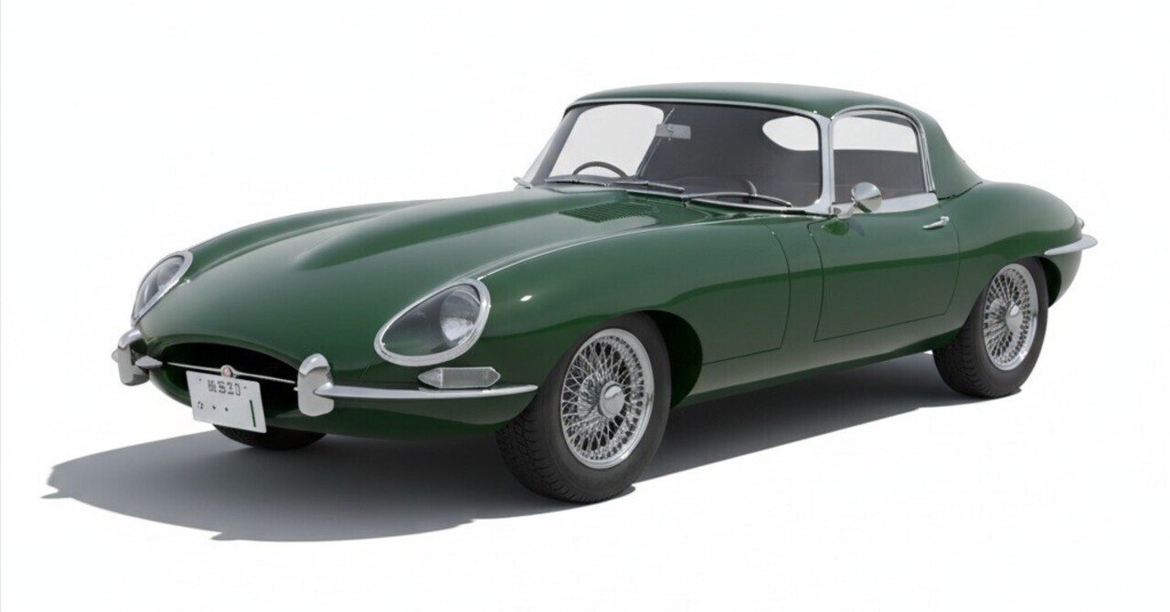 AIの自動車画像No.118│Jaguar E-type ＆ E-type Roadster｜Roma