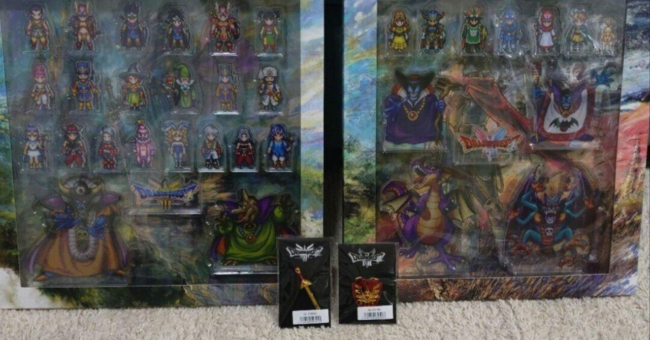 本日見つけた掘り出しモン!】ドラゴンクエストⅠⅡⅢ 特典アクリル