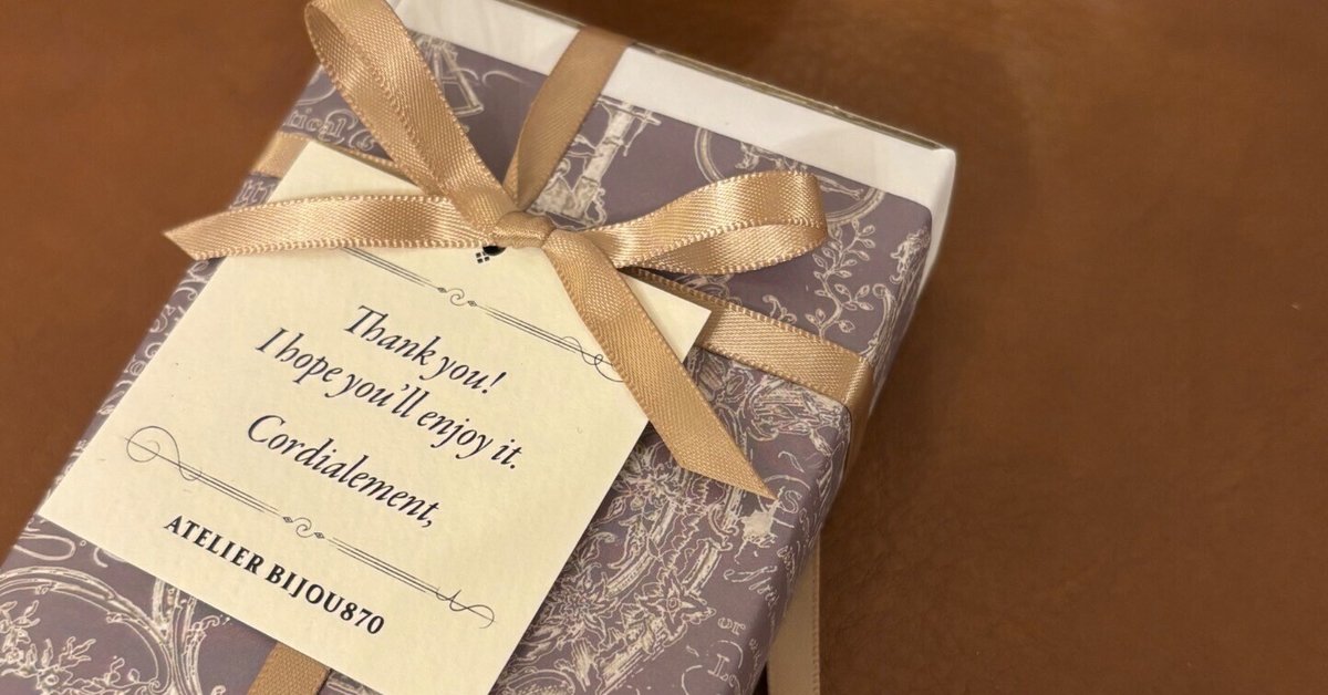 小さな特別を包む時間｜ATELIER BIJOU870