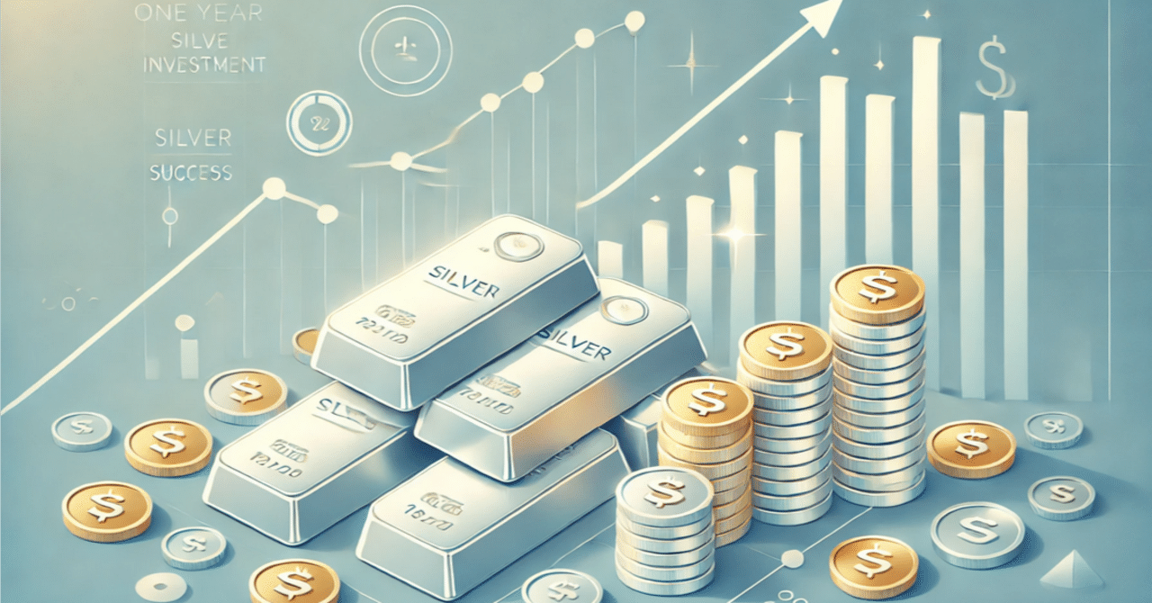 年率+39%達成】銀投資1年。私が金属を“現物”で積み立てる理由｜ケーキ定食