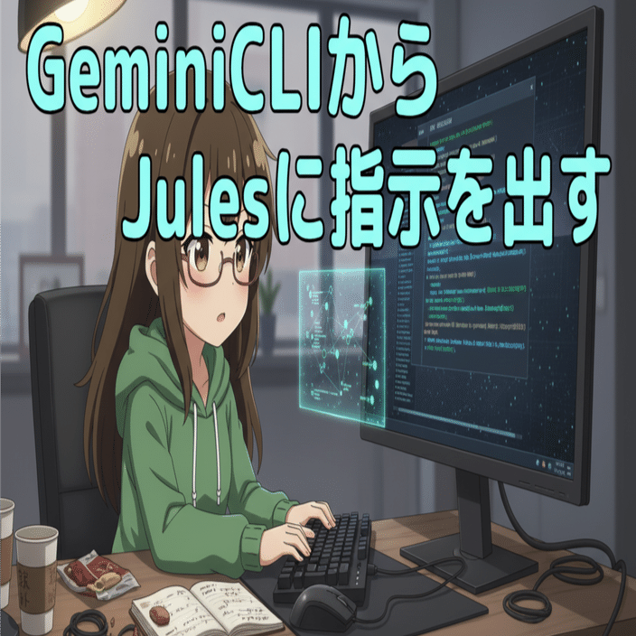 Gemini CLIからJulesに指示を出す｜御手洗梢